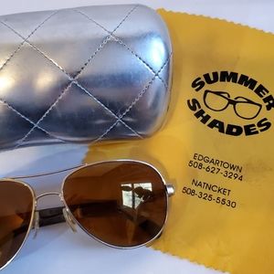 CHANEL aviator sunglasses